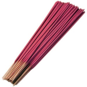 Jasmine Incense Sticks Long Burning - Natural, Eco Friendly Bamboo Incense Sticks, Incense Holder, Incense Burner, Ash Catcher