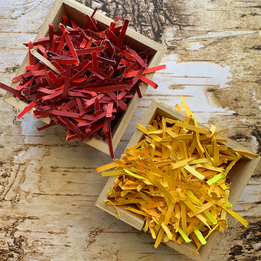 Paper Shreds Recycled Upcycle Paper Shredding Paper Filler Etsy