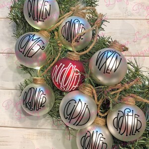 8 Glass Reindeer Ornaments- Ready to Ship