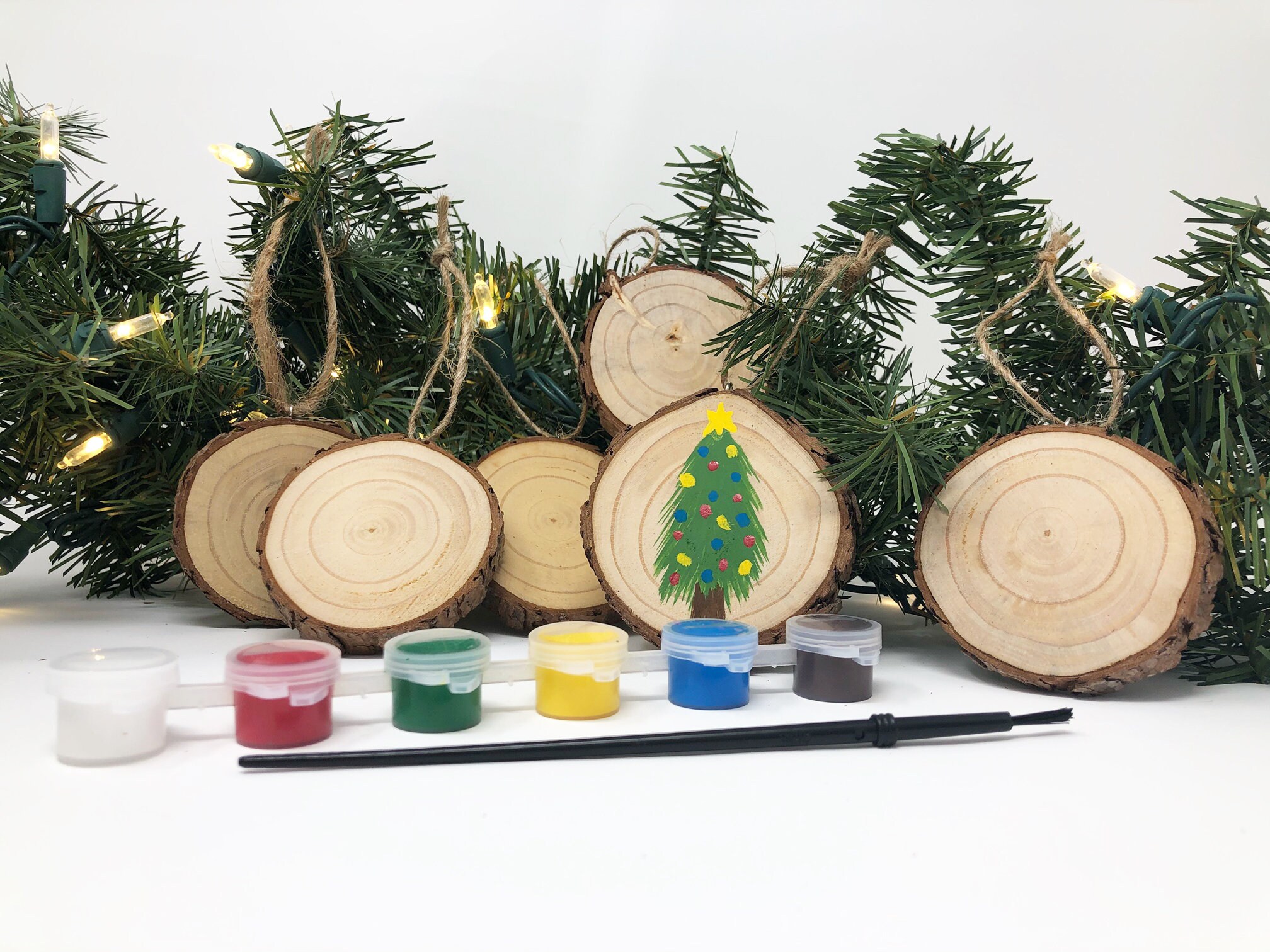 DIY Wood Slice Ornament Kit – Planks and Paint DIY Workshop & Boutique