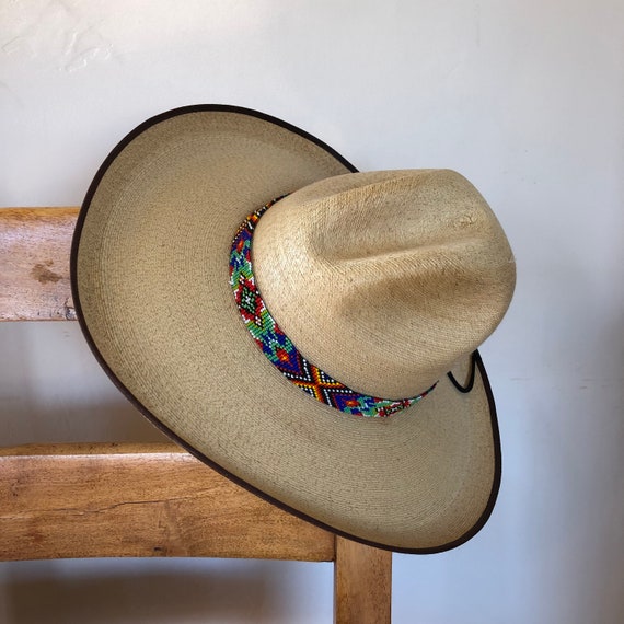 Beaded Turquoise Cowboy Hat Band, Native American Beaded Feather Cowboy Hat  Band, Western Hat Band, Rodeo Fashion, Beaded Hat Band -  New Zealand