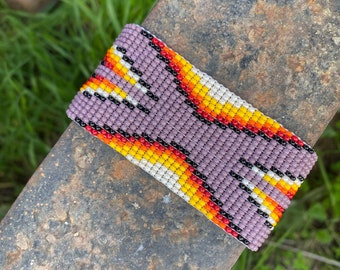 Tope Beaded Wristband Bracelet, Handcrafted, Casual Bracelets, Loom, Jewelry, Multicolored Seed Beads