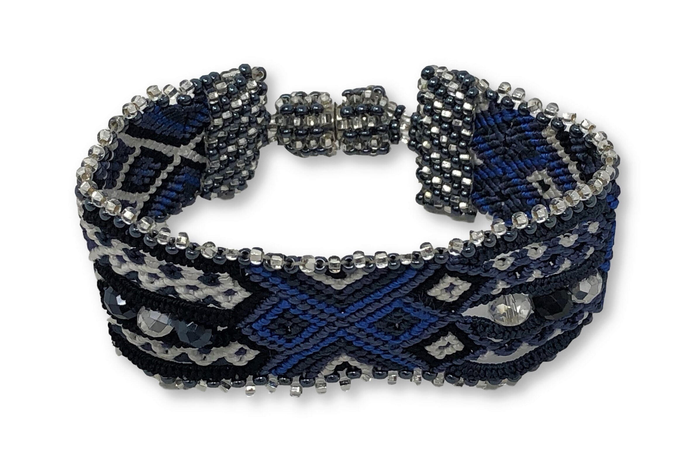 Friendship Bracelet Closure Blue Jewelry Etsy