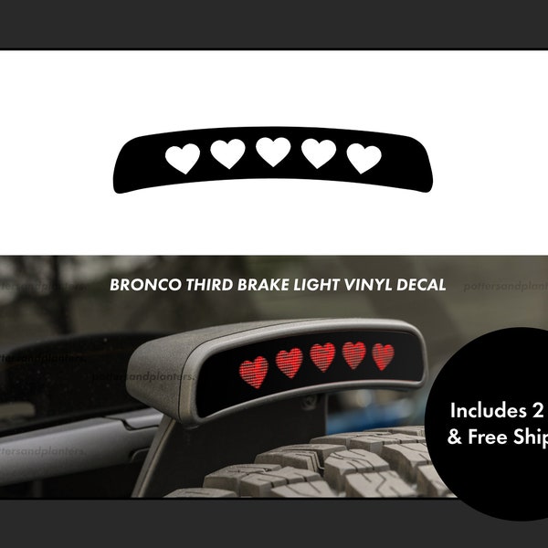 Heart Tail Light Etsy