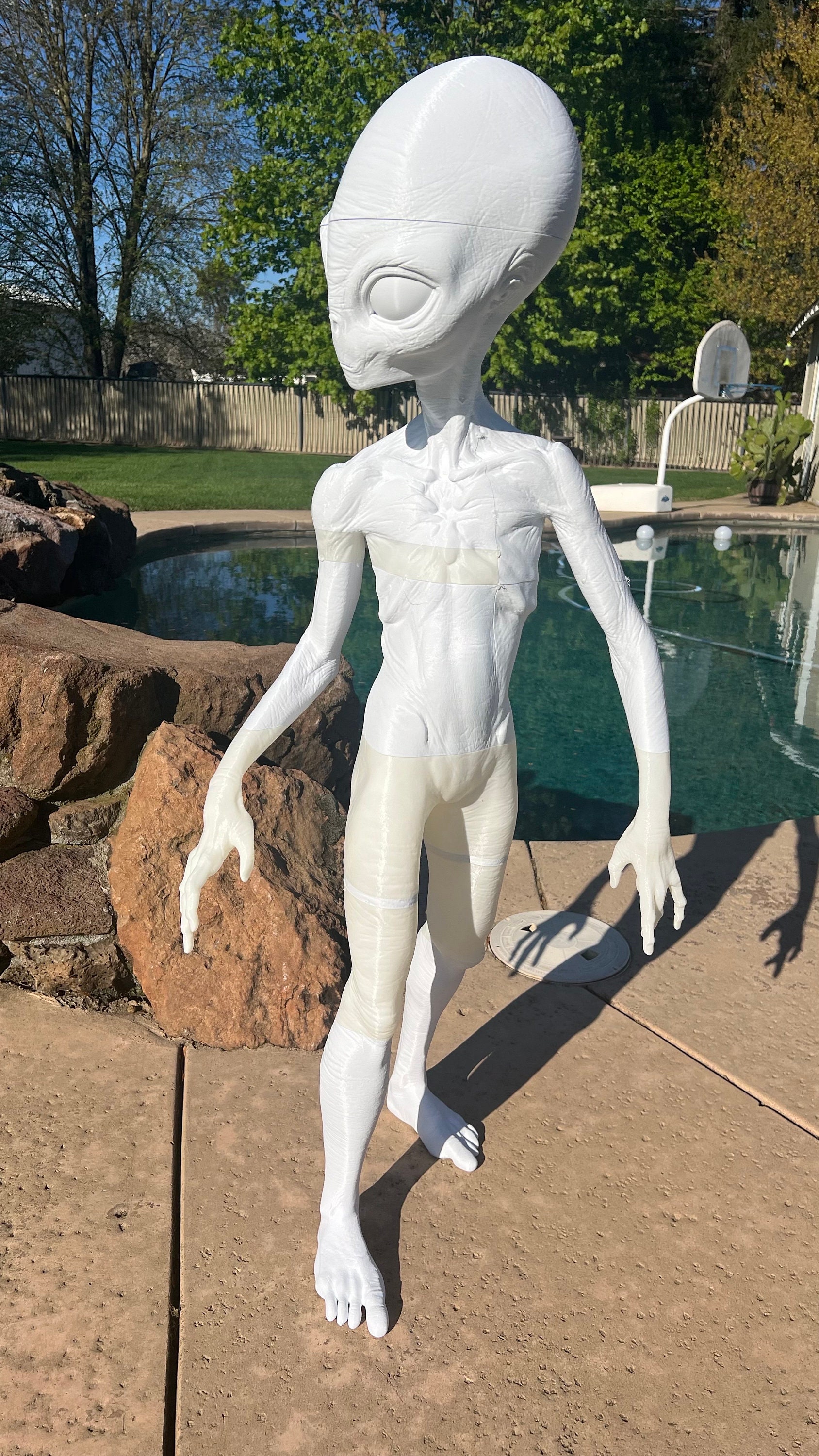Life-size Gray Alien DIY Model - Etsy