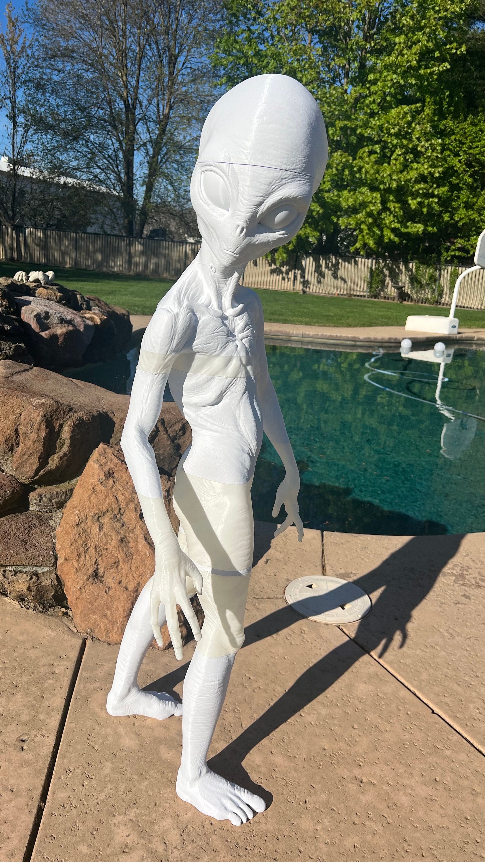 Life-size Gray Alien DIY Model - Etsy