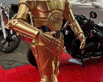 Star Wars C3PO Life Size DIY Model PAINTED, Unassembled