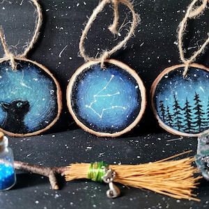 Handpainted zodiac kitty set - customised