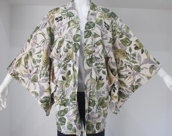 NR 69 Japansk vintage Haori kimonojacka i mycket gott skick!