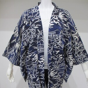 NO.550 Japanese vintage Haori Kimono Jacket very good condition!