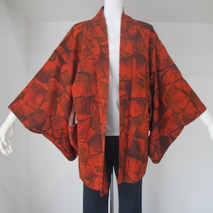 NO.110 Japanese vintage Haori Kimono Jacket very good condition!