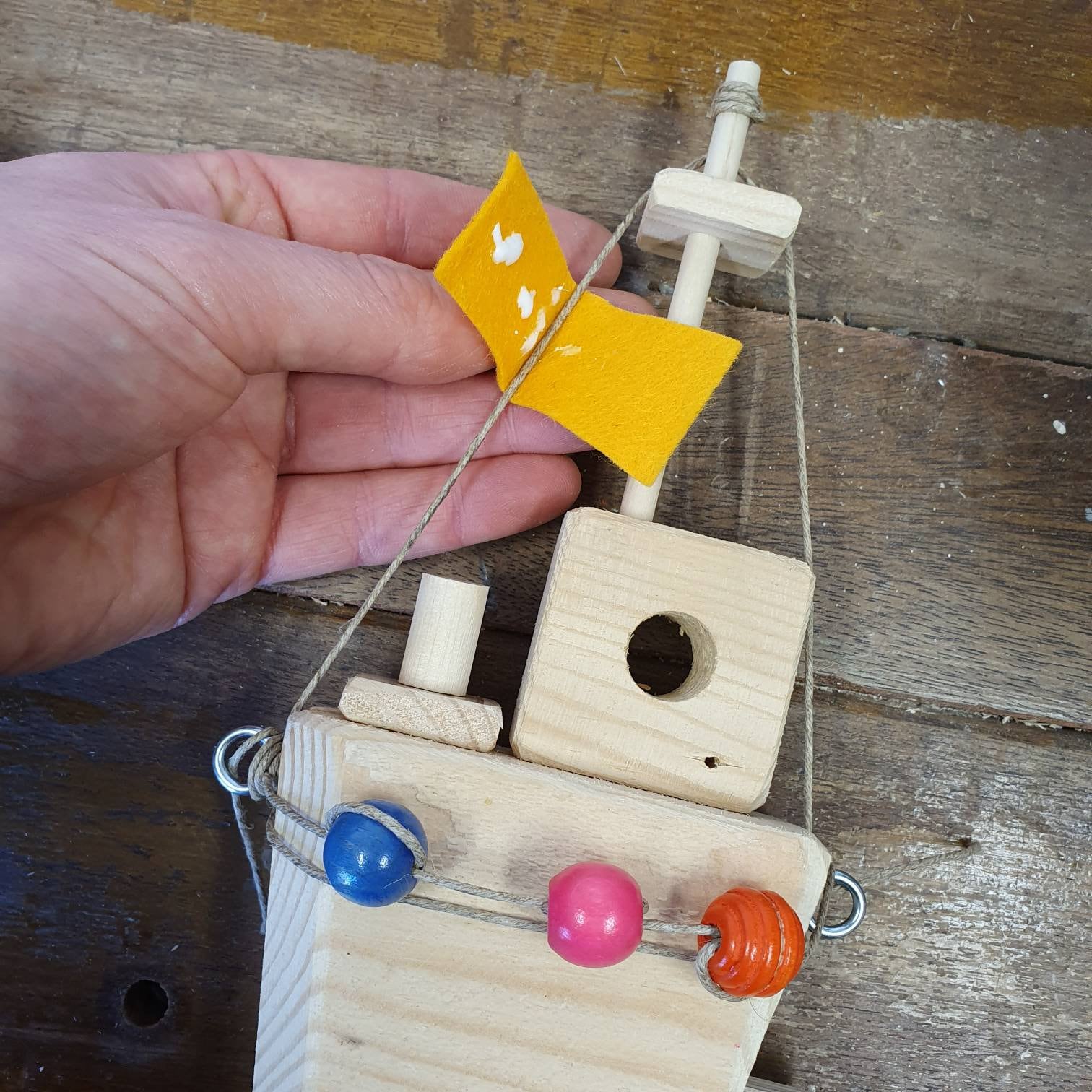 34 Recycled Crafts For Kids 6 Boat Automaton Kit, Mechanical Kinetic Art, Reclaimed Recycled…