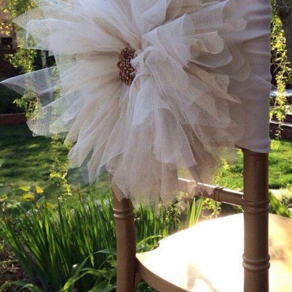 Wedding Chair Sash Etsy UK