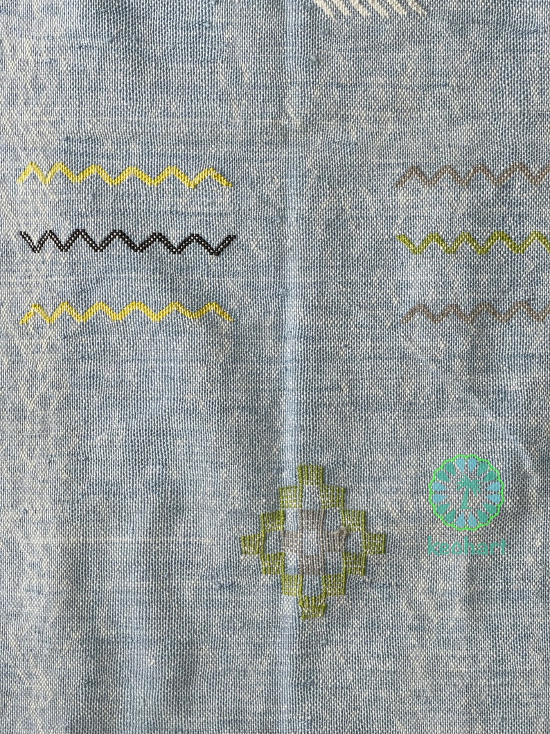 Kechart Moroccan Sabra Rug, Cactus Silk Rug, Natural Dye Rug , Handmade