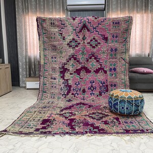 kechart - 6x10ft Authentic Moroccan Art, Vintage Wool Carpet, Handmade Rug Luxury,Moroccan Interior Design,Cultural Heritage Decor,191x318cm
