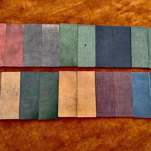 5”x2” Micarta Scales For Knife Making and Other Crafts, 20 Random Color Blank Scales