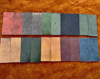 5”x2” Micarta Scales For Knife Making and Other Crafts, 20 Random Color Blank Scales