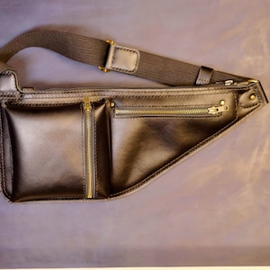 Sling Bag-patroon. Leren Sling Bag-patroon. pdf-patroon. Video-tutorial