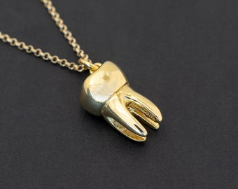 Sterling silver necklace for men necklace gold tooth necklace men unusual dentist kitsch men men jewelry trendy mens clothing spring