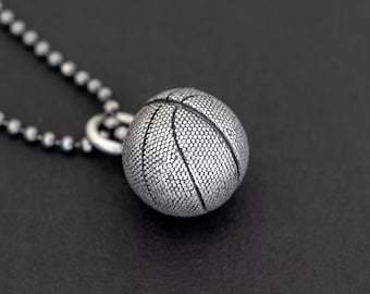 Basketball Necklace for Men - Etsy