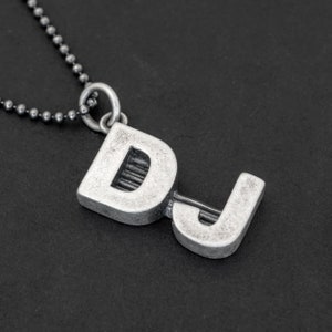 Collar de cadena de plata esterlina para hombres / Collar de DJ y joyas de hip hop / Joyería de rap musical para hombres Regalos para él regalo único para papá