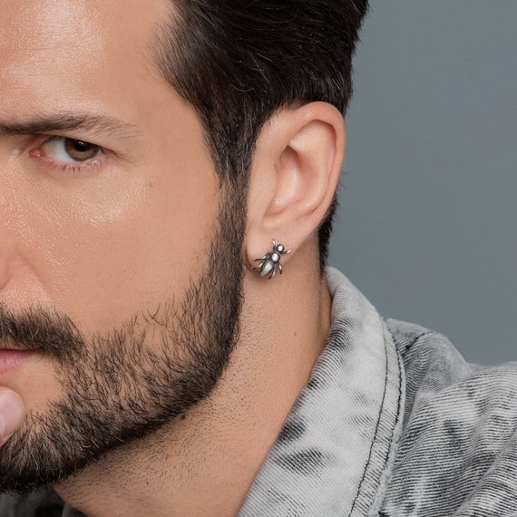 Butterfly earrings for sale men