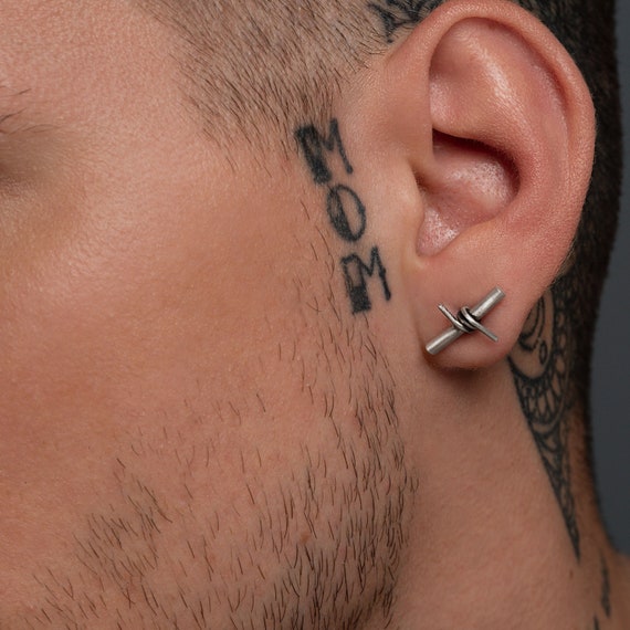 mens stud earrings