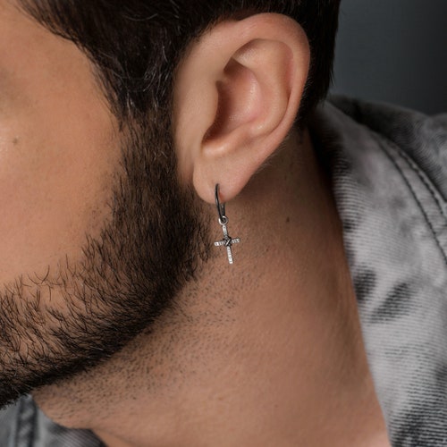 Men Dangle Earring Men Valentines Gifts 