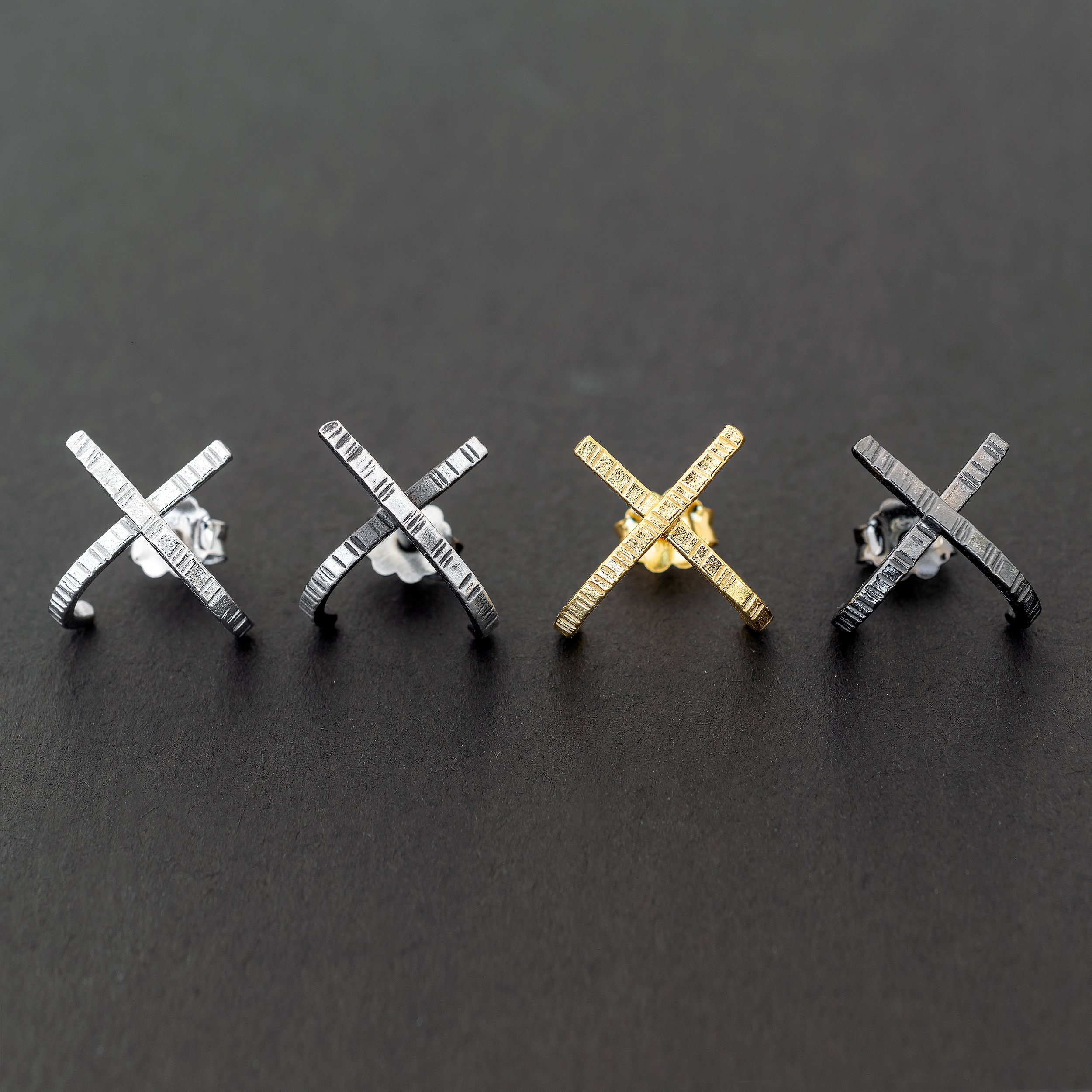 Sterling Silver Stud Earrings for Mens Earrings Men Studs Men Etsy