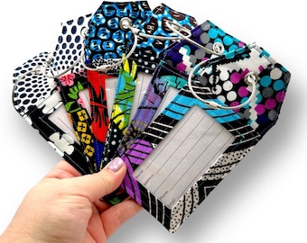 Una etiqueta de identificación de viaje/equipaje para maleta o equipaje de mano.