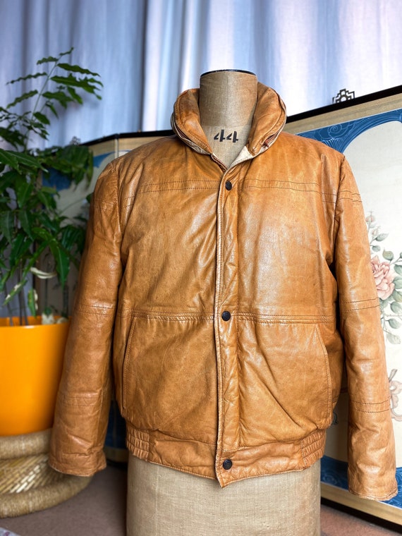 Vintage 1990s Robert Comstock Reversible Tan Leath