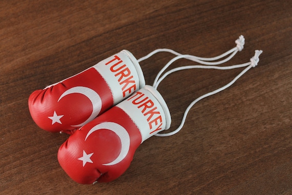 Turkish/Turkey Flag mini boxing glove 4 your car mirror-Hurry ! 