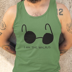 I Am The Walrus Beatles John Lennon Unisex Jersey Tank, Music Lover Gift Idea