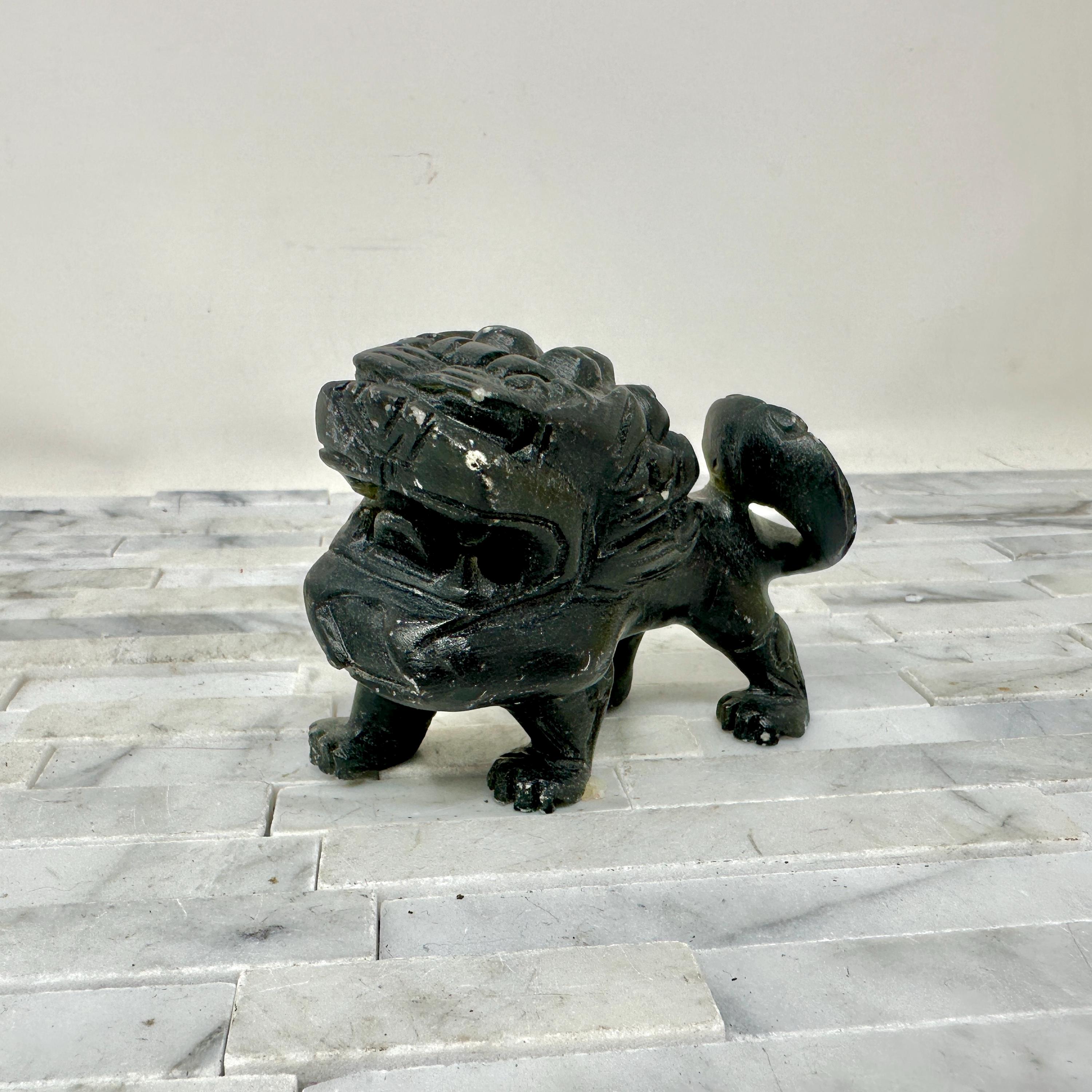 九谷焼 長峰 犬 昭和レトロ 希少品 犬 置物 ペット フィギュリン