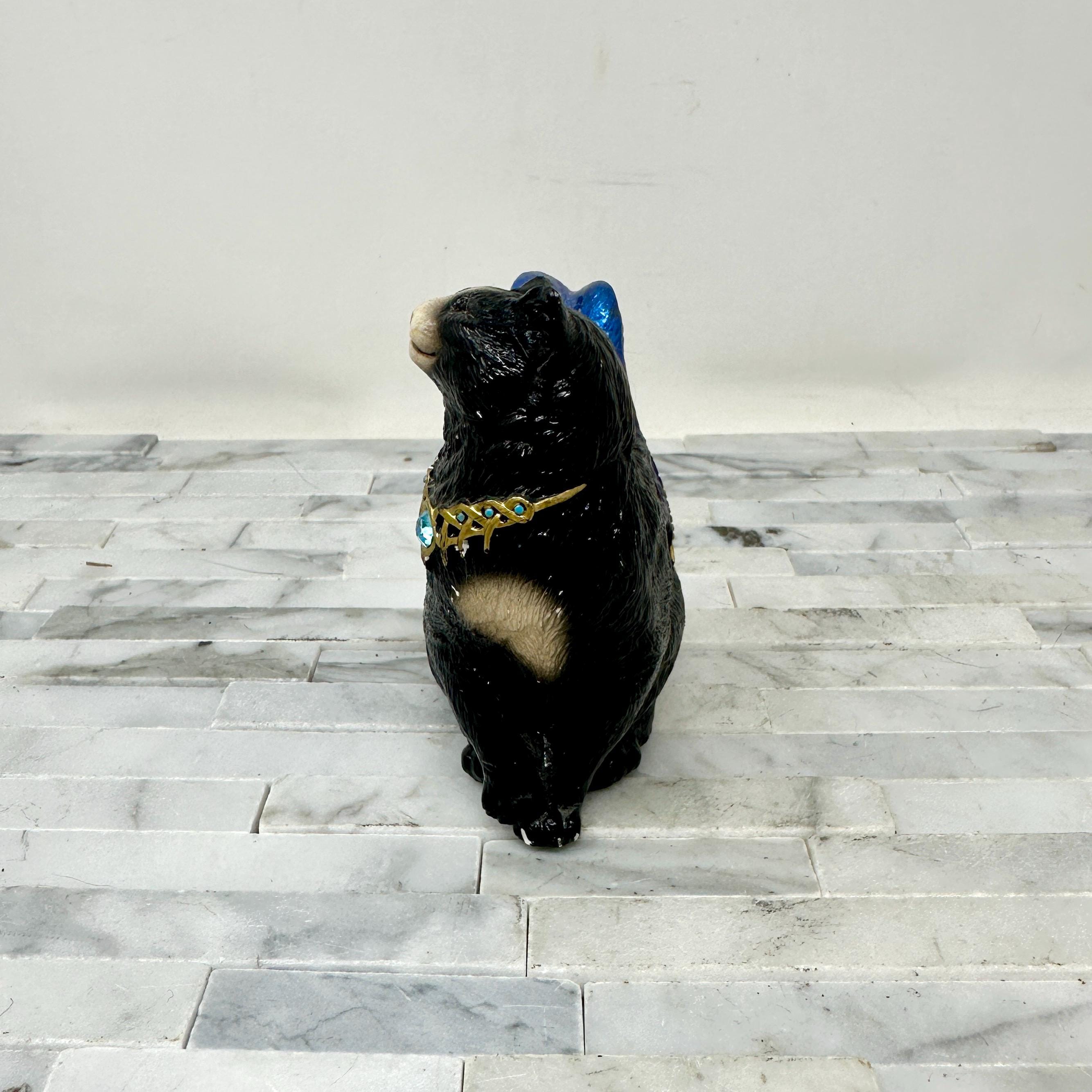 Windstone Editions Flap Cat With Dragon Wings, Vintage Tuxedo