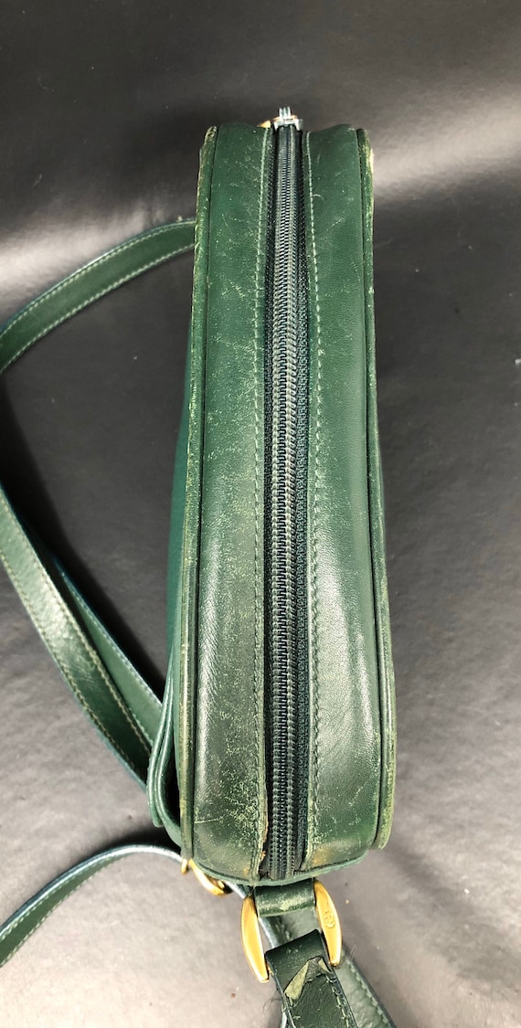 Authentic Gucci Forest Hunter Green All Leather C… - image 5