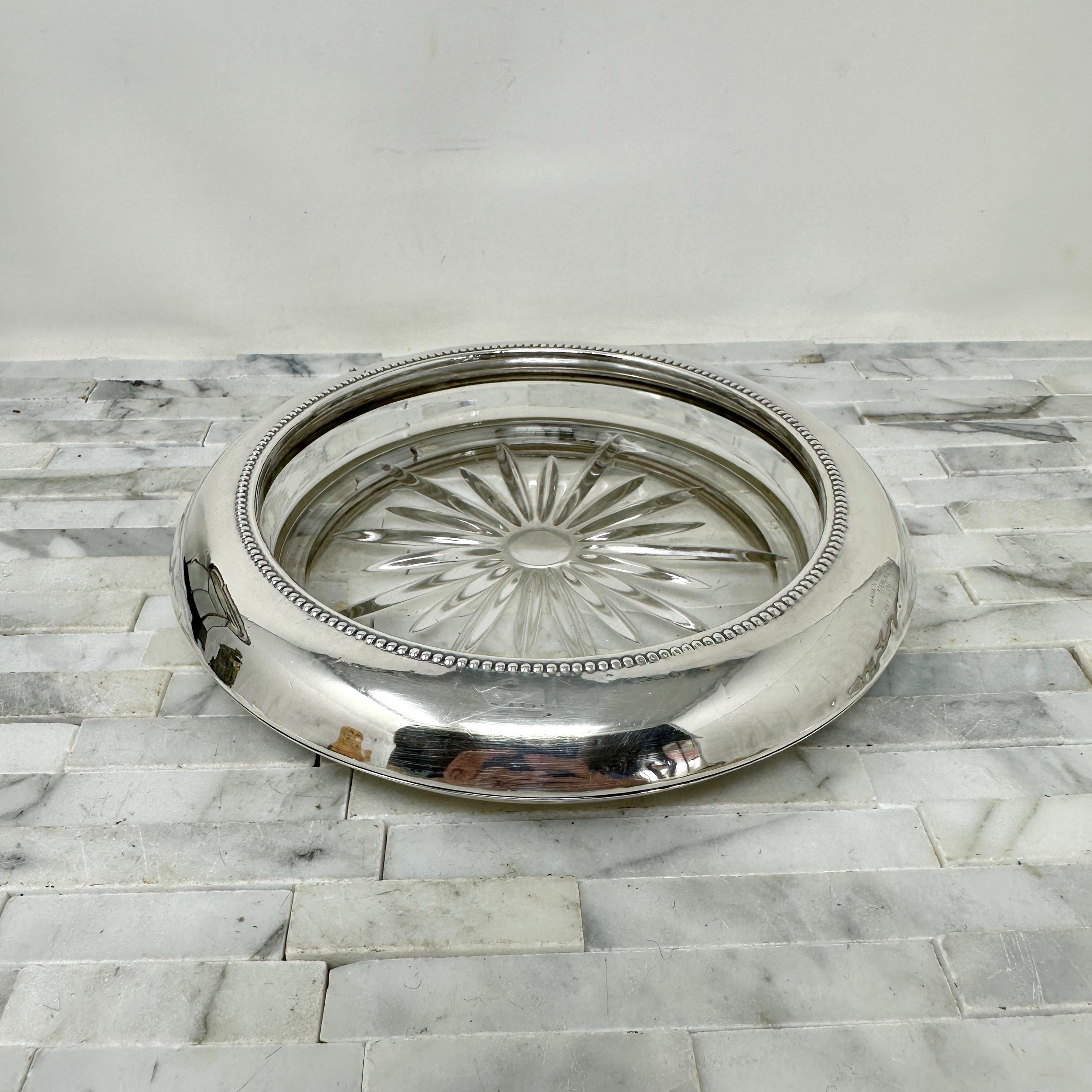 Frank Whiting Sterling Silver Coaster - Etsy