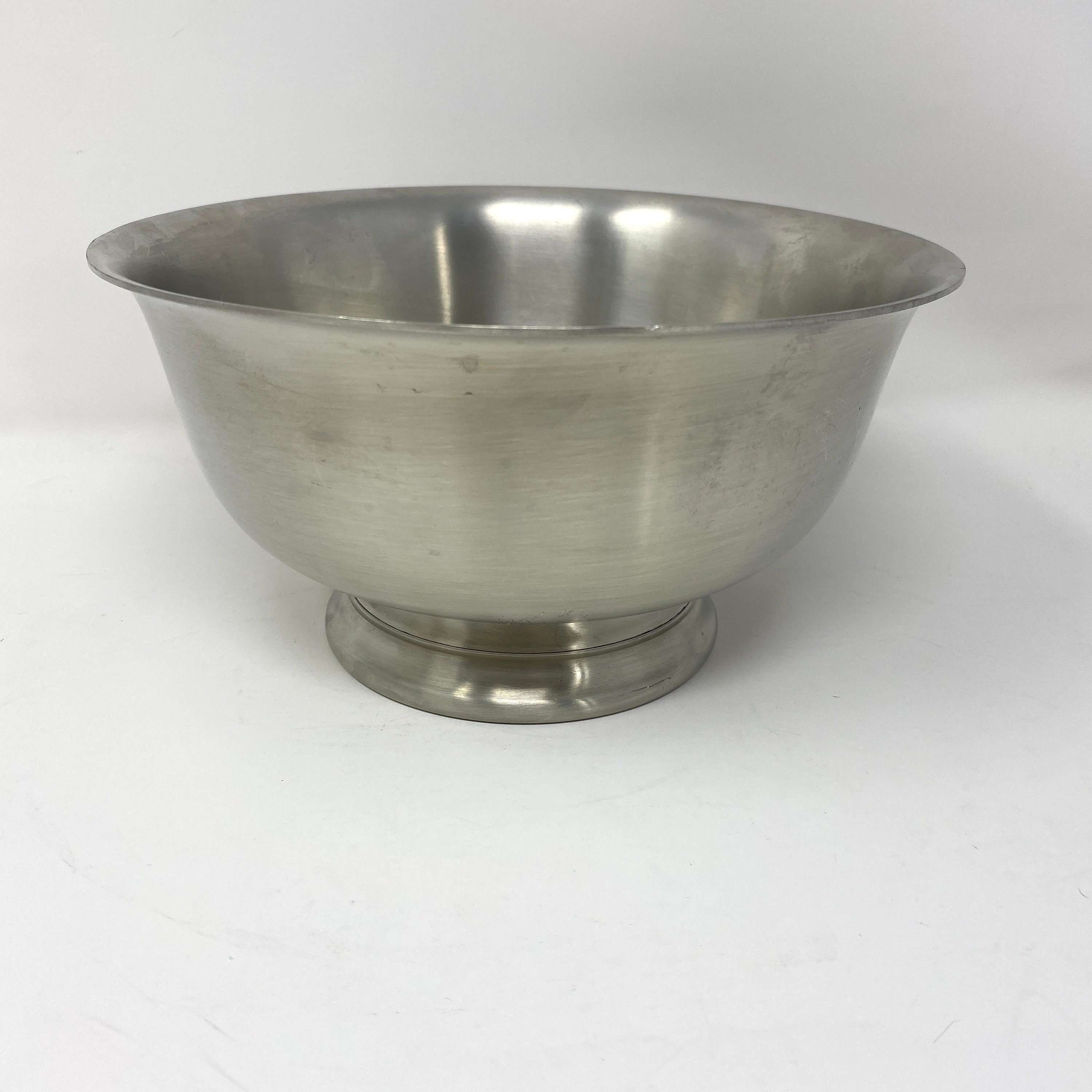 Boardman Colonial Pewter Paul Revere 8 in Bowl Vintage Large Etsy