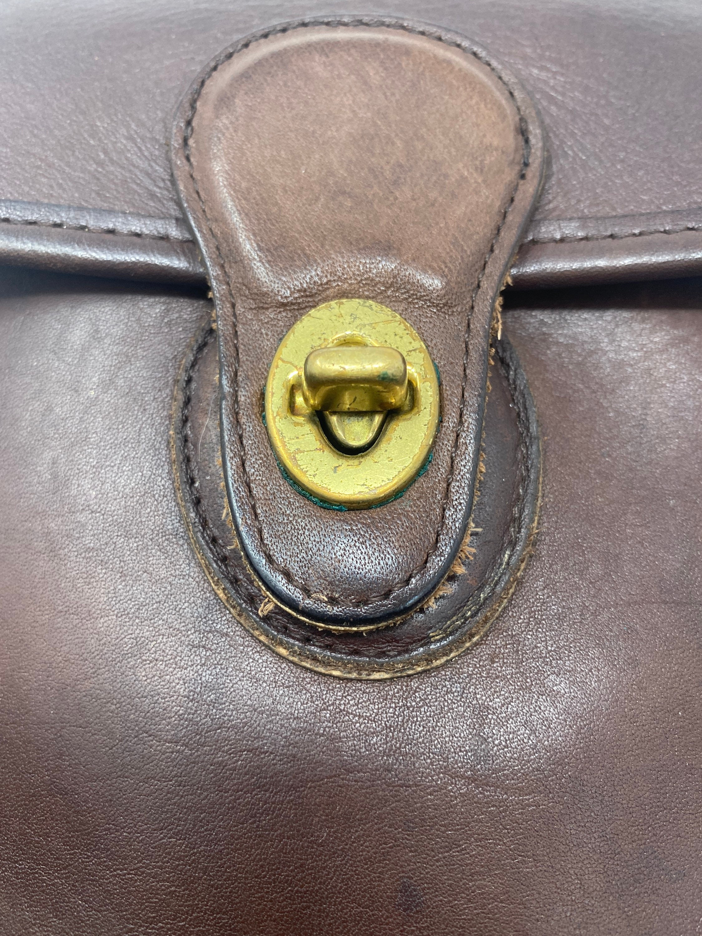 Coach Murphy 9930 Brown Leather Handbag Purse Vintage 1999 -  UK