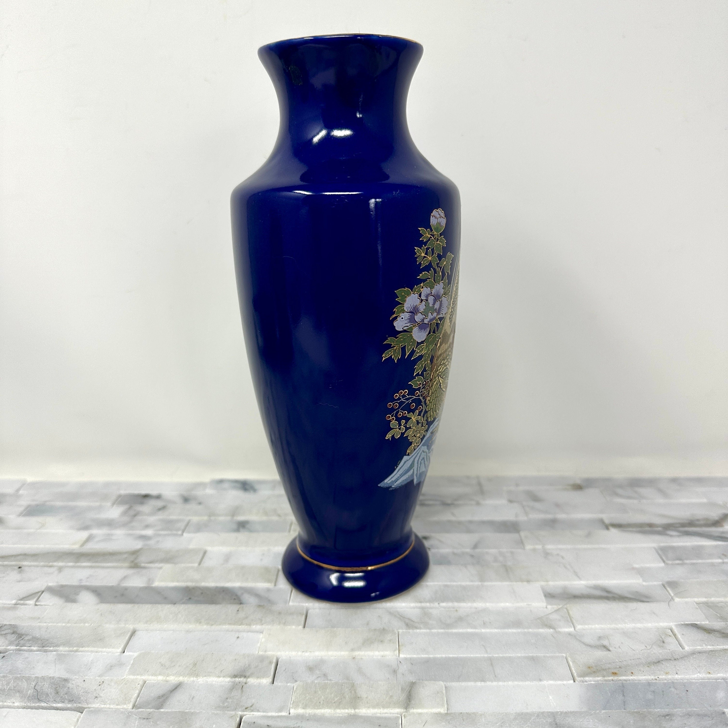 【美品】マイセン☆Cobalt Blue Trumpet Vase 美品】マイセン☆Cobalt Blue Trumpet Vase - メルカリ