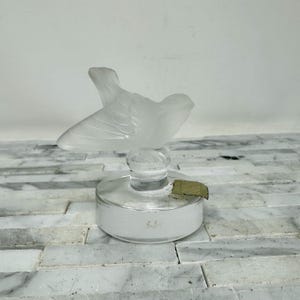 OLD LALIQUE フロストクリスタル女性像と白鳥 OLD LALIQUE フロストクリスタル女性像と白鳥 Lot - Pair of Lalique