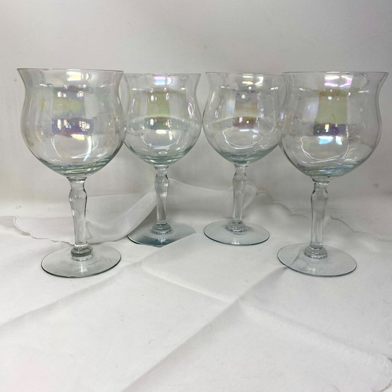 Vintage Iridescent West Virginia Glass Set Vintage Iridescent West Virginia Glass Set
