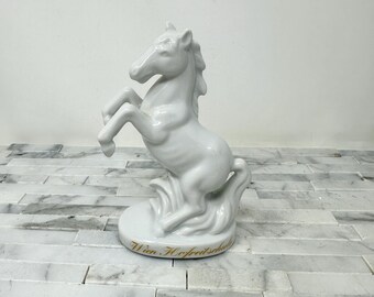 Wien Hofreitschule Escuela de Equitación de Viena Caballo de Crianza Blanco 4 3/4", Vintage