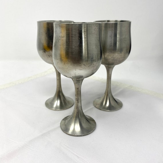 Vintage Royal Selangor Pewter Cordial Glasses Pewter Small Etsy