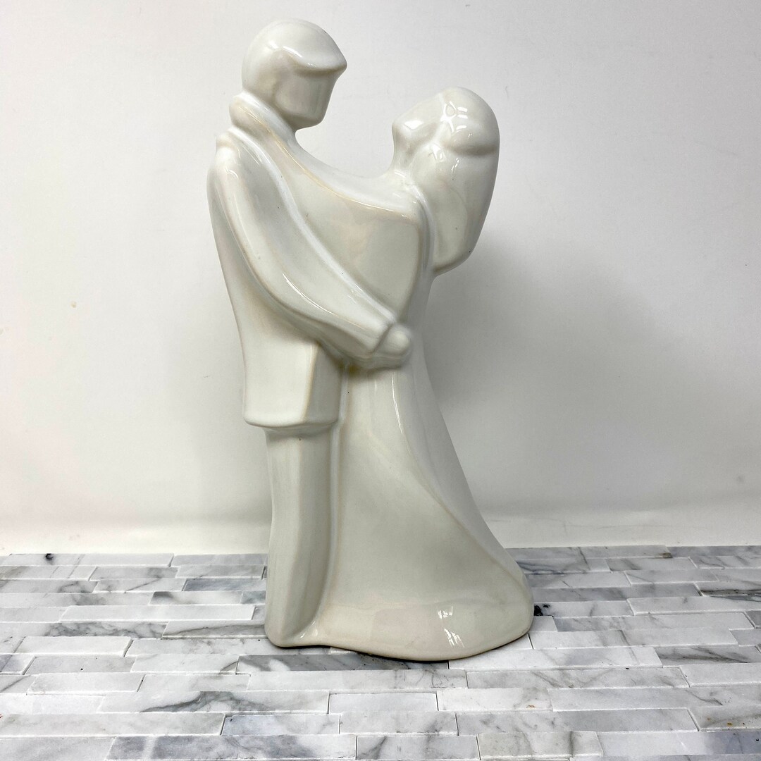 Vintage Harris Potteries Newlyweds Figurine, Vintage 198s0s American