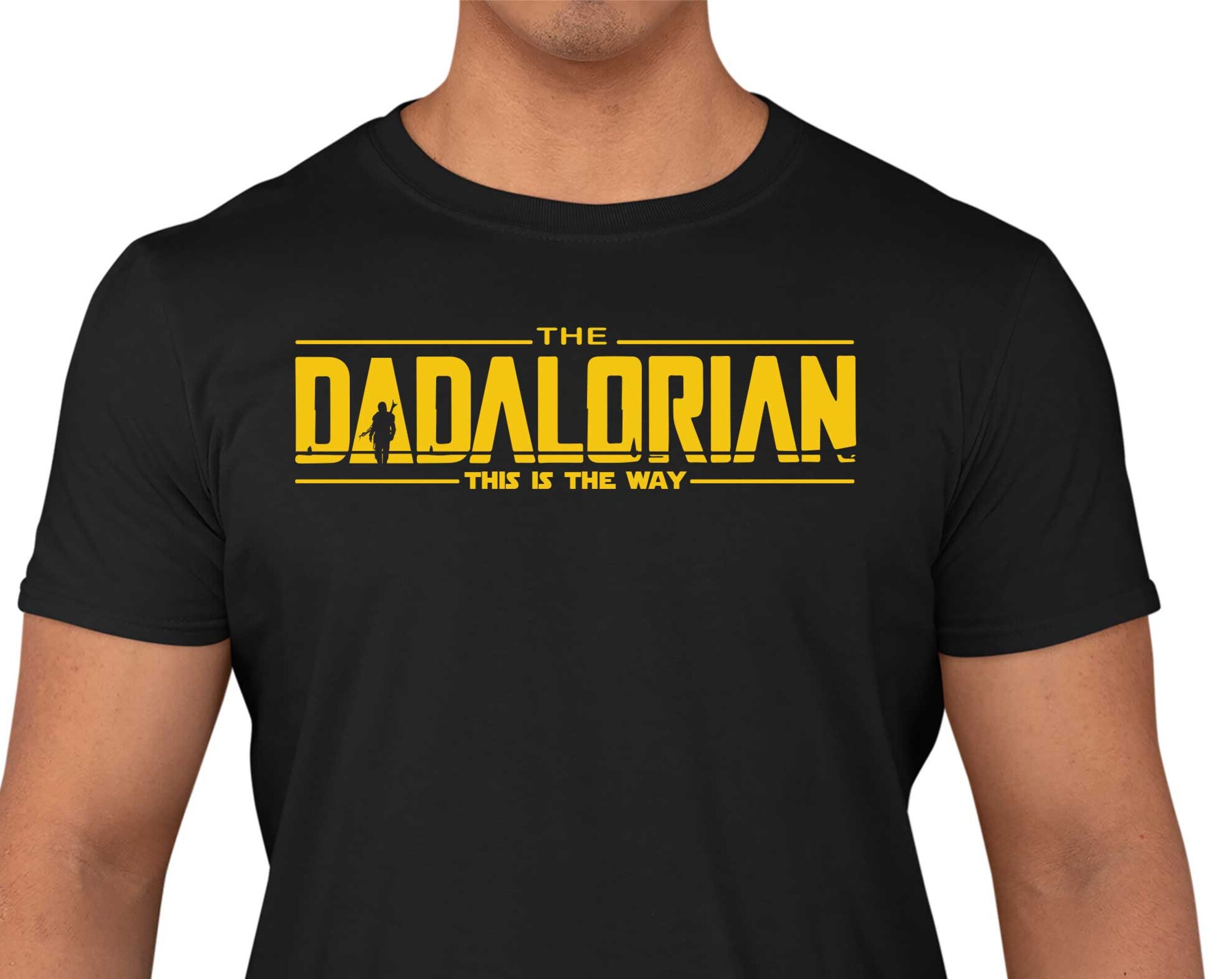 Discover The Dadalorian T-Shirt This Is The Way Men's Fathers Day Gift Tee Shirt Top