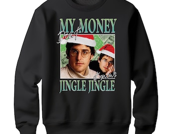 Theroux My Money Don&#39;t Jingle Christmas Jumper | Funny & Festive Unisex Printed Sweatshirt | Spread Holiday Cheer | Winter Christmas Sweater