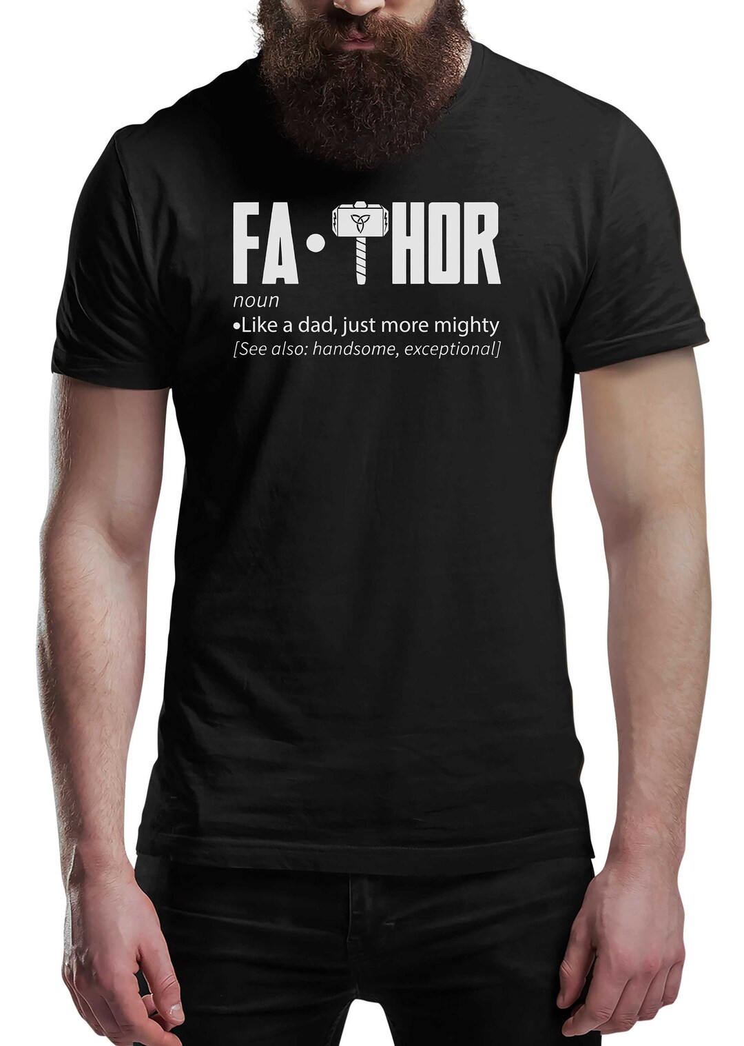 Fa Thor Funny Mens T-shirt Fathor Fathers Day Gift Tee Shirt Top - Etsy