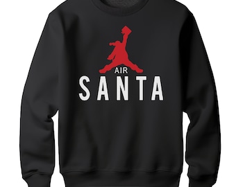 Air Santa Christmas Jumper | Funny & Festive Unisex Printed Sweatshirt | Spread Holiday Cheer | Winter Christmas Sweat