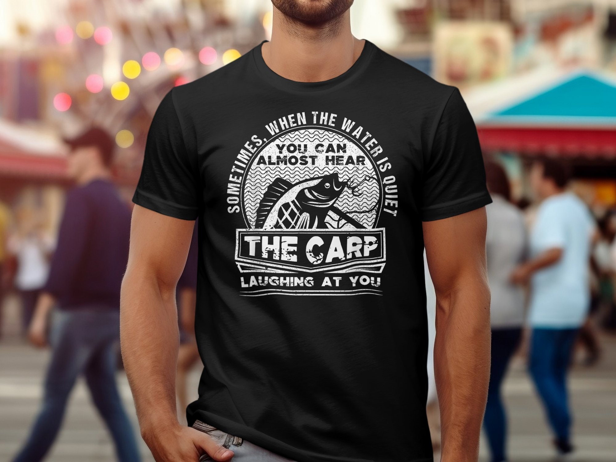 Carp Fishing Design for Men Funny Catfish and Carp T-shirt Tshirt Birthday  Gift Shirt 